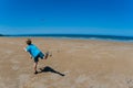 Boomerang Flying Boy Beach