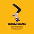 Boomerang. Royalty Free Stock Photo