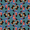 Boomerang Seamless Pattern