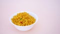 Boondi: Indian sweets Boondi or Bundiya is an Indian dessert made from sweetened, fried chickpea flour