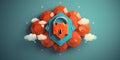 Boost Cloud Security Employing FA to Protect Cloud Storage Accounts blurred backgroundcopy space