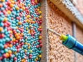 Boost Home Energy Efficiency with Macro View of Microbead Cavity Wall Insulation A Sustainable Home Improvement