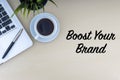 BOOST YOUR BRAND text