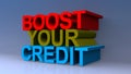 Boost your credit on blue