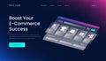 Boost Your E-commerce Success Landing Page Template