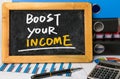 Boost your income Royalty Free Stock Photo
