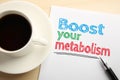 Boost Your Metabolism Royalty Free Stock Photo