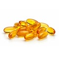 Explore the health benefits of yellow fish oil capsules, Ai Generated