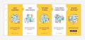 Boosting creative thinking tips onboarding vector template