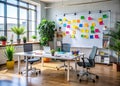 Boosting Innovation A Professional Workspace Designed for Brainstorming Project Planning and Creative Idea Generation