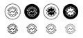Boosting productivity vector icon set collection. Boosting productivity Outline flat Icon