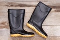 Black Rubber Boot Galoshes