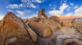 Boot arch at Alabama hills Royalty Free Stock Photo