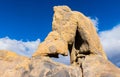 Boot Arch With The Snow Covered Peaks of The Sierra Nevada Mountains Royalty Free Stock Photo