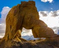 Boot Arch With The Snow Covered Peaks of The Sierra Nevada Mountains Royalty Free Stock Photo