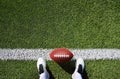 Boot and ball american football Royalty Free Stock Photo