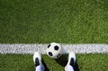 Boot and ball soccer Royalty Free Stock Photo