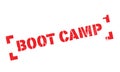 Boot Camp rubber stamp