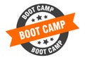 boot camp sign