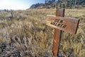 Boot Hill Cemetery, Billings, MT Royalty Free Stock Photo