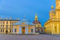 Boot house near Saints Peter and Paul Cathedral Orthodox church in Peter and Paul Fortress citadel Royalty Free Stock Photo