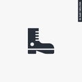Boot, premium quality flat icon Royalty Free Stock Photo