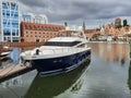 boot  yaht GdaÃâsk  marina old town Royalty Free Stock Photo