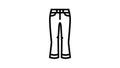 bootcut pants clothes line icon animation