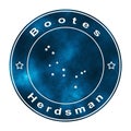 Bootes Star Constellation, Herdsman Constellation Royalty Free Stock Photo