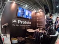 Booth of Profoto company at PhotoForum 2018 trade show