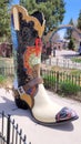 Boots of Cheyenne Large Boot Journey of the Soul Artist Vicki McSchooler