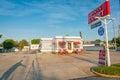 Boots Court Motel, deco style historic U.S. Route 66 motor hotel in Carthage, Missouri, opened in 1939