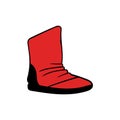 Boots man illustration creative design Royalty Free Stock Photo