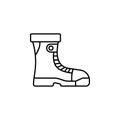boots, racing icon. Element of motor sport for mobile concept and web apps icon. Thin line icon for website design and development Royalty Free Stock Photo