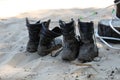 Boots on the sand, boots