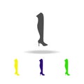 Boots Stockings, fashion multicolored icons. Can be used for web, logo, mobile app, UI, UX