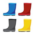 Boots vector collection design