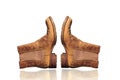 Boots on white background. Royalty Free Stock Photo