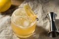 Boozy Alcoholic Penicillin Cocktail Royalty Free Stock Photo