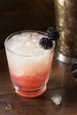 Boozy Blackberry Bramble Gin Cocktail