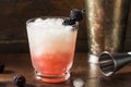 Boozy Blackberry Bramble Gin Cocktail