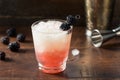 Boozy Blackberry Bramble Gin Cocktail