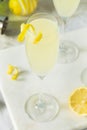 Boozy Bubbly Lemon French 75 Cocktail