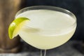 Boozy Cold Refreshing Rum Daiquiri Royalty Free Stock Photo