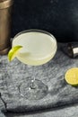 Boozy Cold Refreshing Rum Daiquiri Royalty Free Stock Photo
