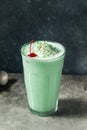 Boozy Frozen Mint Milkshake