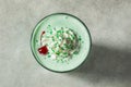 Boozy Frozen Mint Milkshake