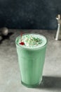 Boozy Frozen Mint Milkshake