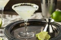 Boozy Lime Drop Martini Royalty Free Stock Photo