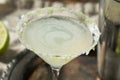 Boozy Lime Drop Martini Royalty Free Stock Photo